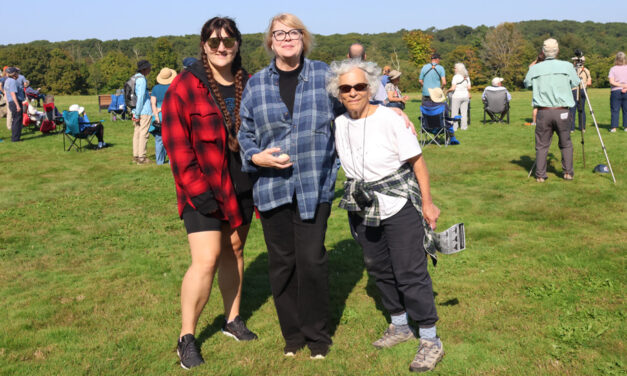 Birdwatchers do their thing at Topsmead