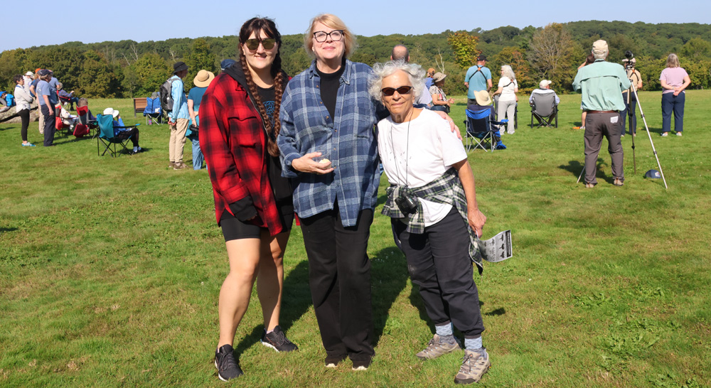 Birdwatchers do their thing at Topsmead