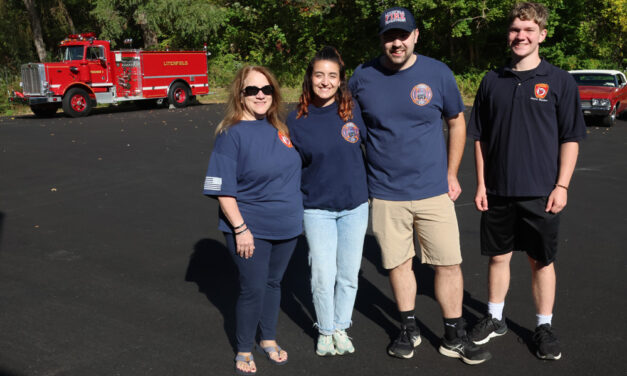 Vintage cars, coffee at Litchfield firehouse