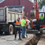 Town Hall parking lot readied for EV station