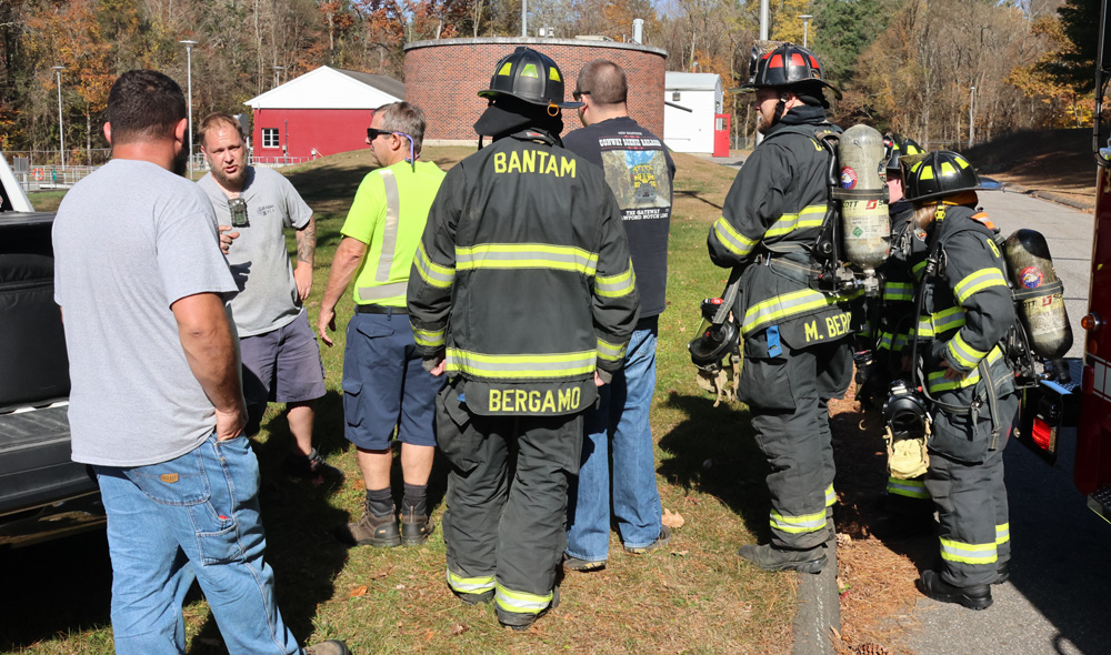 Explosion rocks sewer plant storage tank