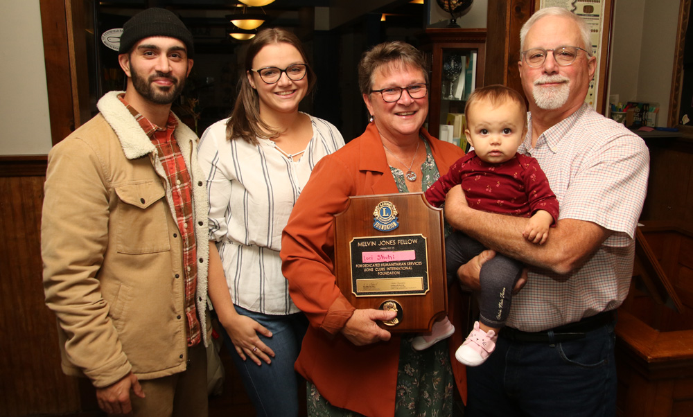 Shuhi recognized with top Lions Club award