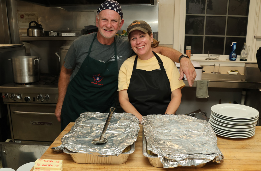 Goshen Scouts treat veterans to dinner