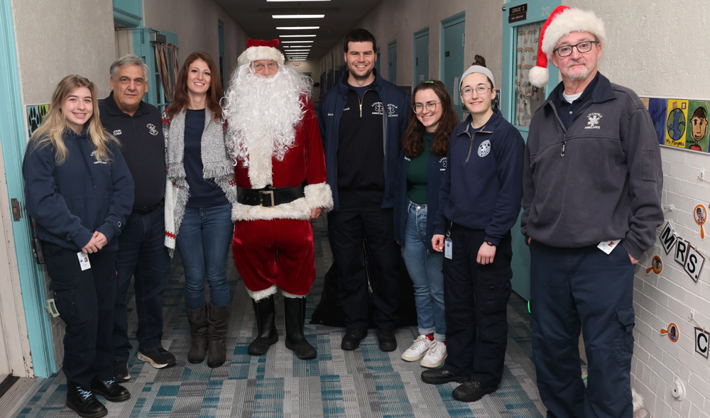 LVA delivers Christmas to Center School