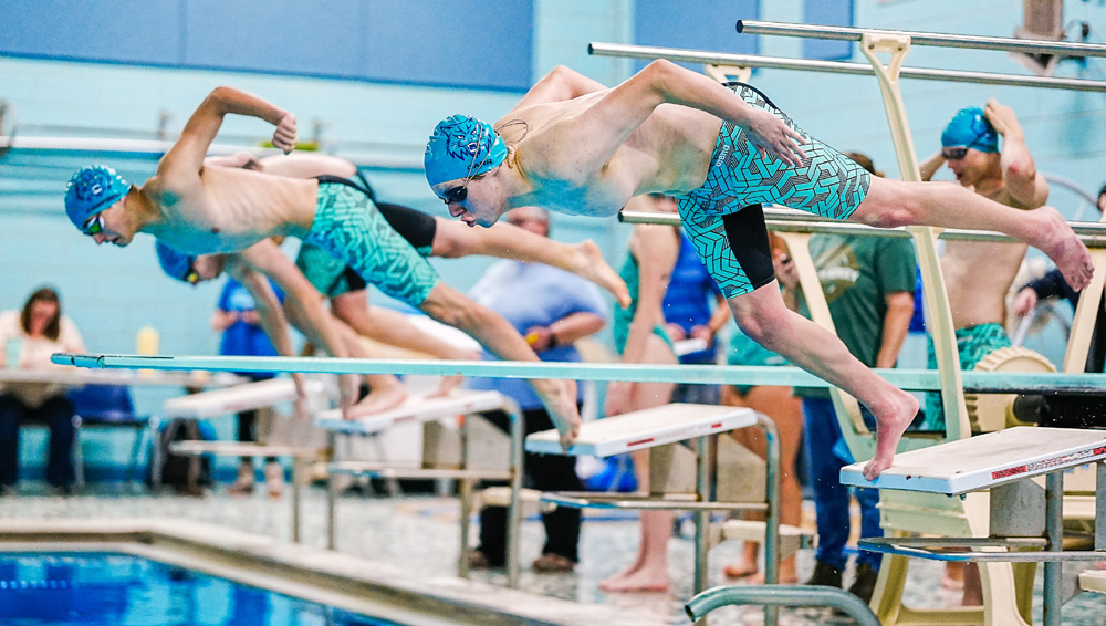 Lakeview swimmers dunk Housatonic