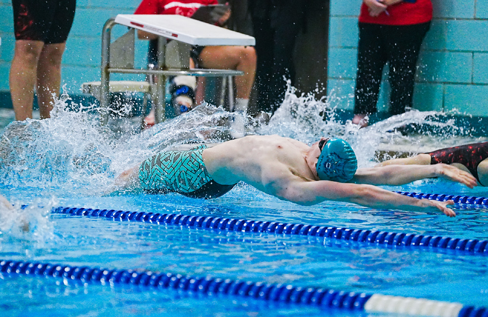 Lakeview swimmers edged in BL duel