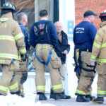 Vehicle slams into Litchfield post office