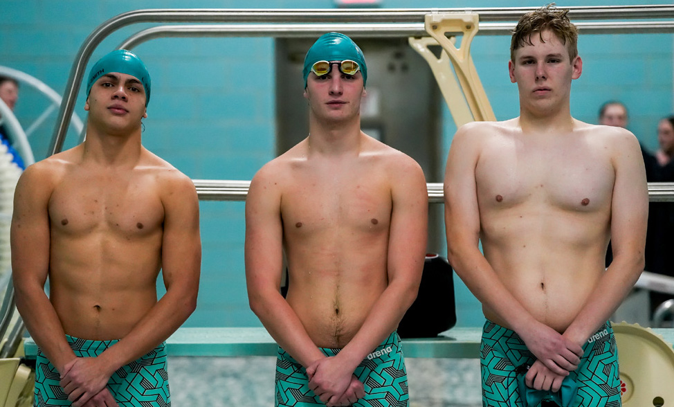 Senior Night honors Lakeview swim trio