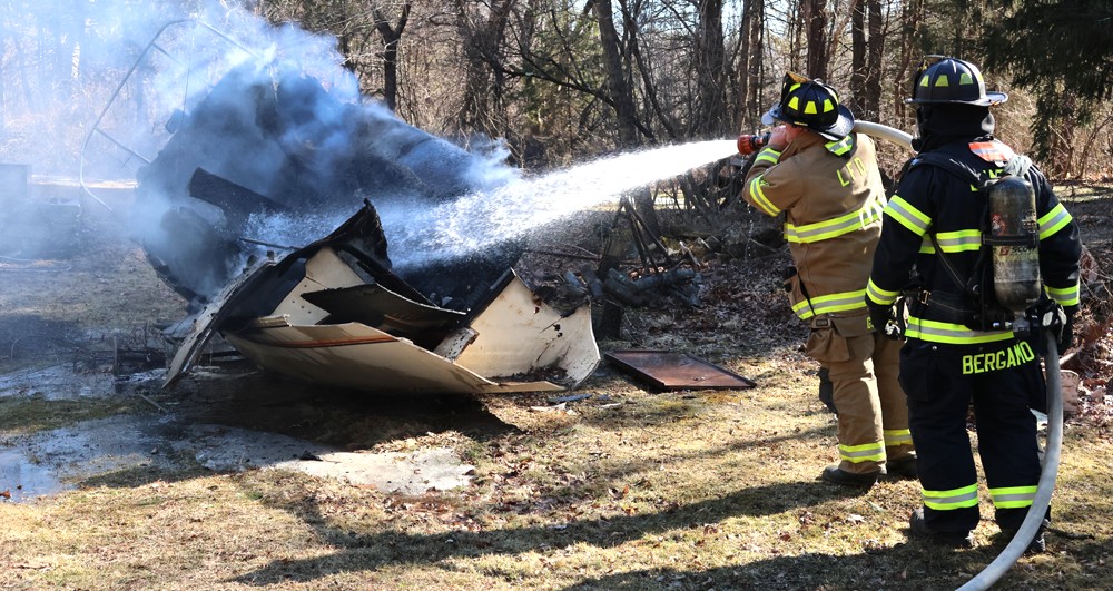 Fire consumes sailboat in Litchfield yard