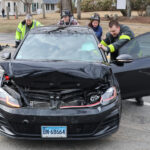 Three-car accident snarls traffic in Bantam