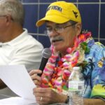 Hawkins behind the mic at BL title meet