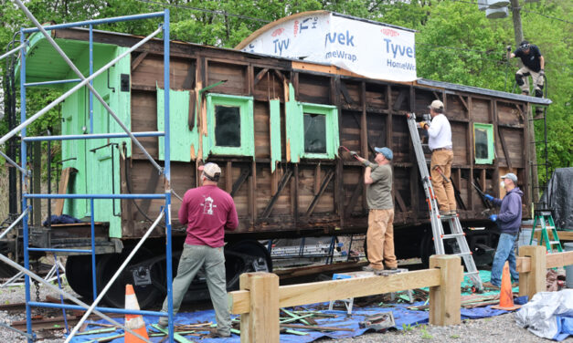 Restoration of historic caboose underway