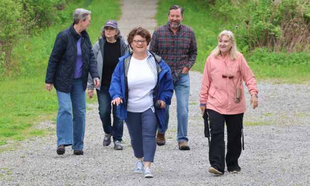 Town residents rap with Raap on Greenway