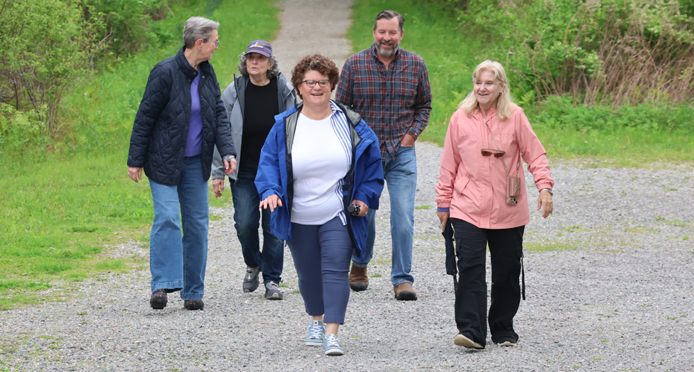 Town residents rap with Raap on Greenway