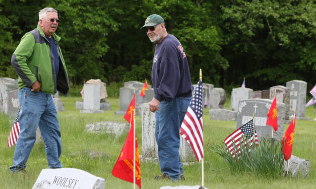 A Memorial Day tradition: New flags planted