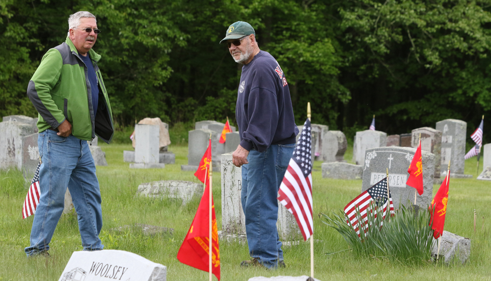 A Memorial Day tradition: New flags planted