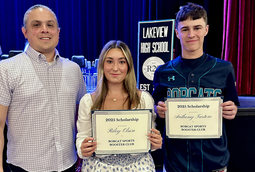 Olson, Turtoro gain booster scholarships