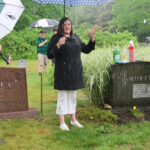 Tribute in cemetery is a road race tradition