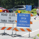 Bantam businesses open during bridge job