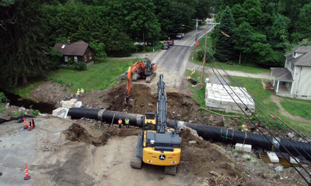 Bridge project on 202 in Bantam is underway