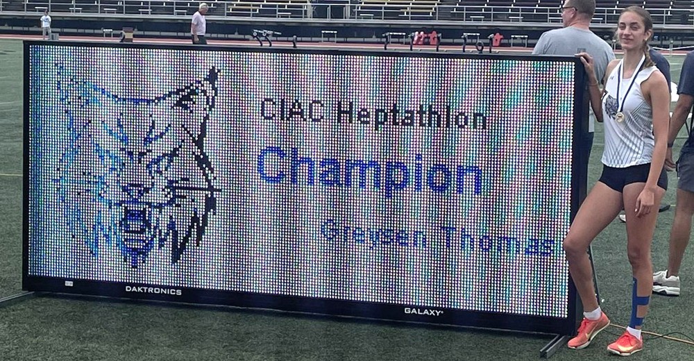Lakeview freshman state heptathlon champ