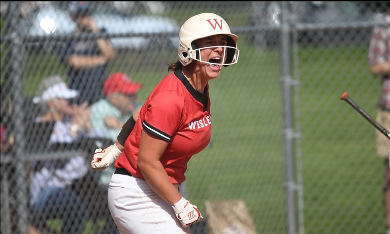 Lennon slugged for Wesleyan softball team