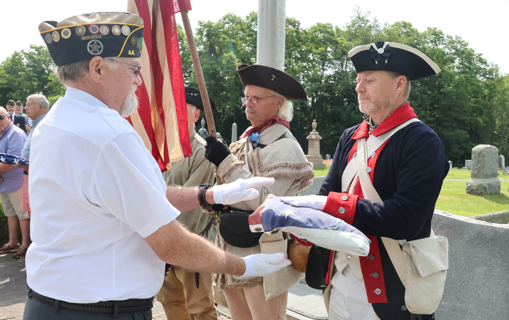 Post 44 honors Revolutionary War soldier