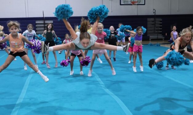 Summer cheer camp building a foundation