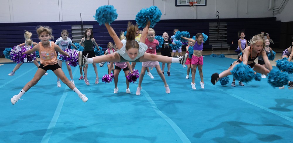 Summer cheer camp building a foundation