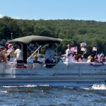 Tyler Lake boat owners display patriotism