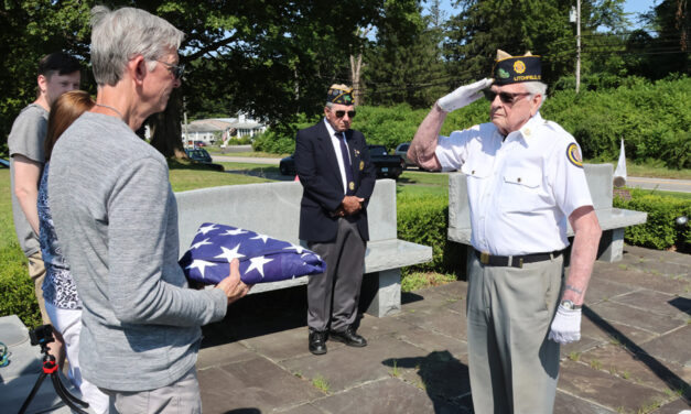 Post 44 honors World War II combat vet