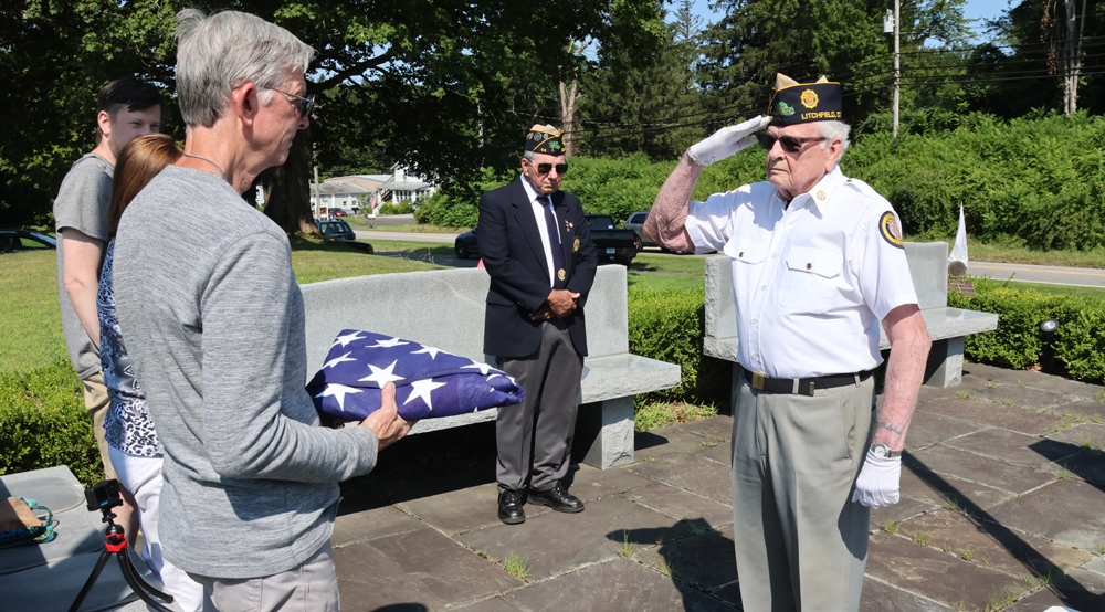 Post 44 honors World War II combat vet