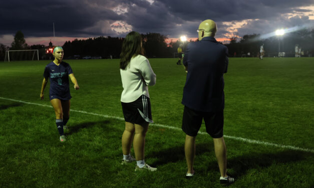 A perfect night for a soccer doubleheader