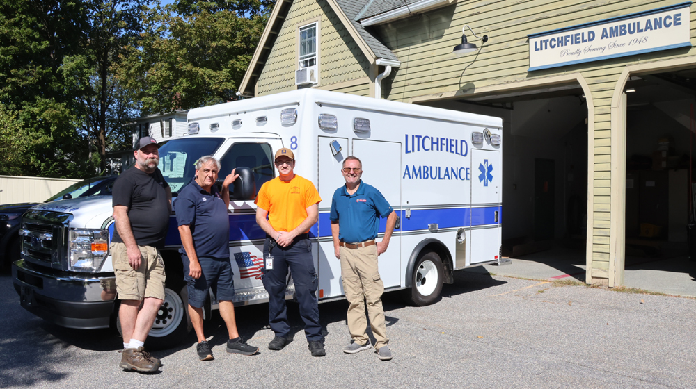 New Litchfield ambulance in the house