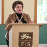 Raap visits with senior citizens, Rotary Club