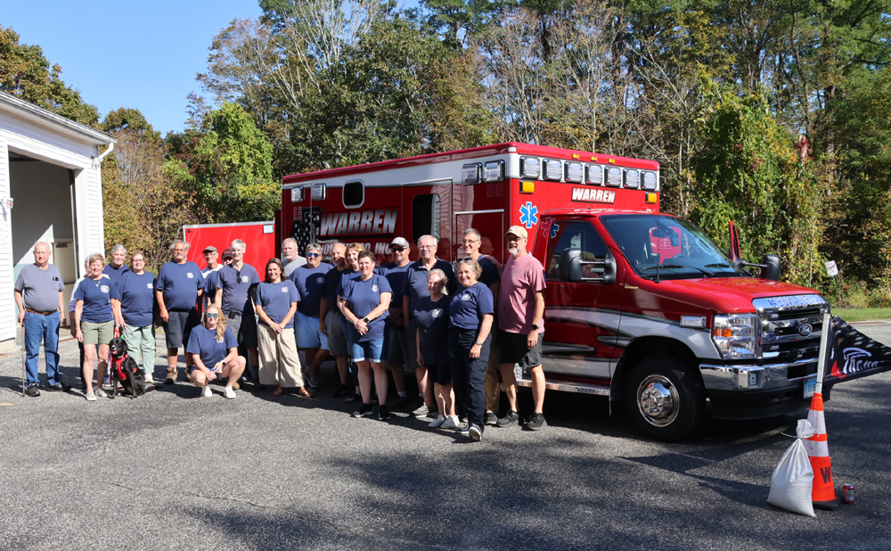 Our Towns: Warren christens new ambulance