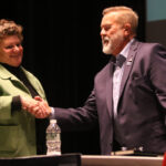 Raap and Zampaglione debate town issues