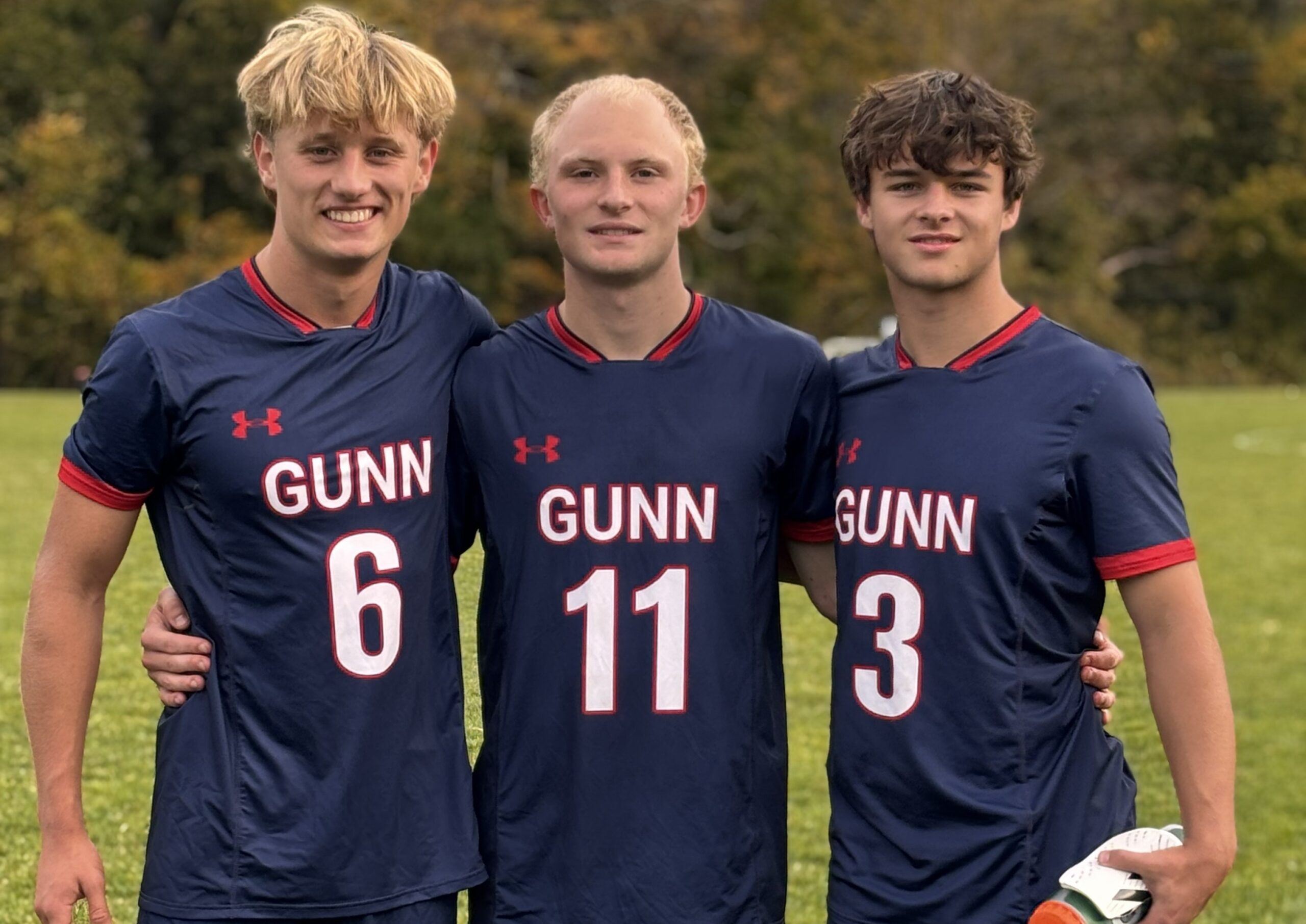 Litchfield trio on Gunn boys soccer team