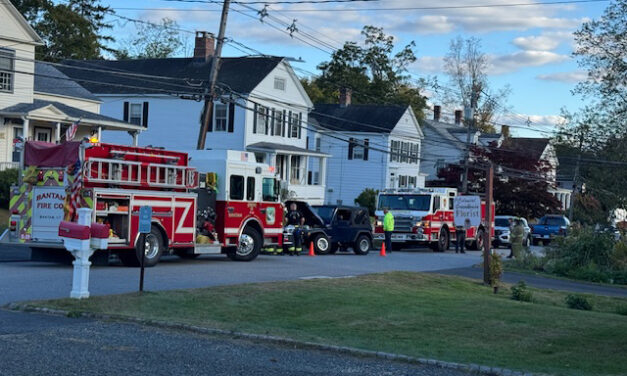 Jeep ditched on Meadow Street; driver flees