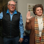 Elected officials take the oath of office