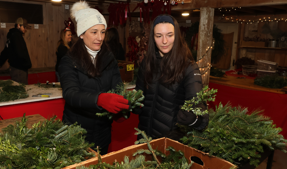Christmas season arrives at Angevine Farm