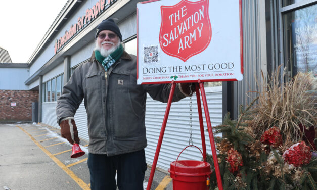 Braving the cold for a community cause