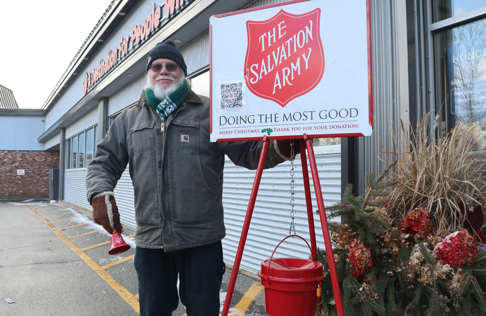 Braving the cold for a community cause