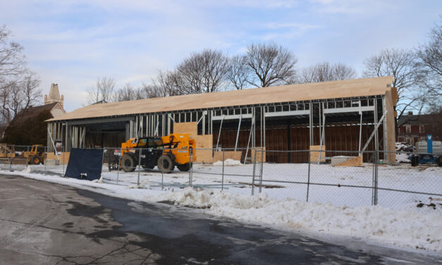 New ambulance building is taking shape