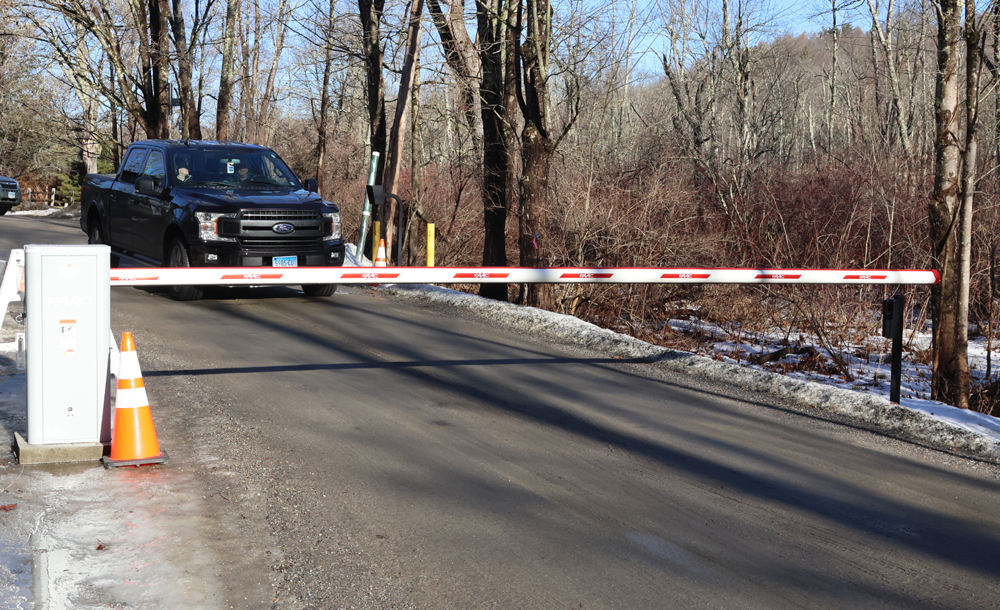 Electronic gate at town beach is operational