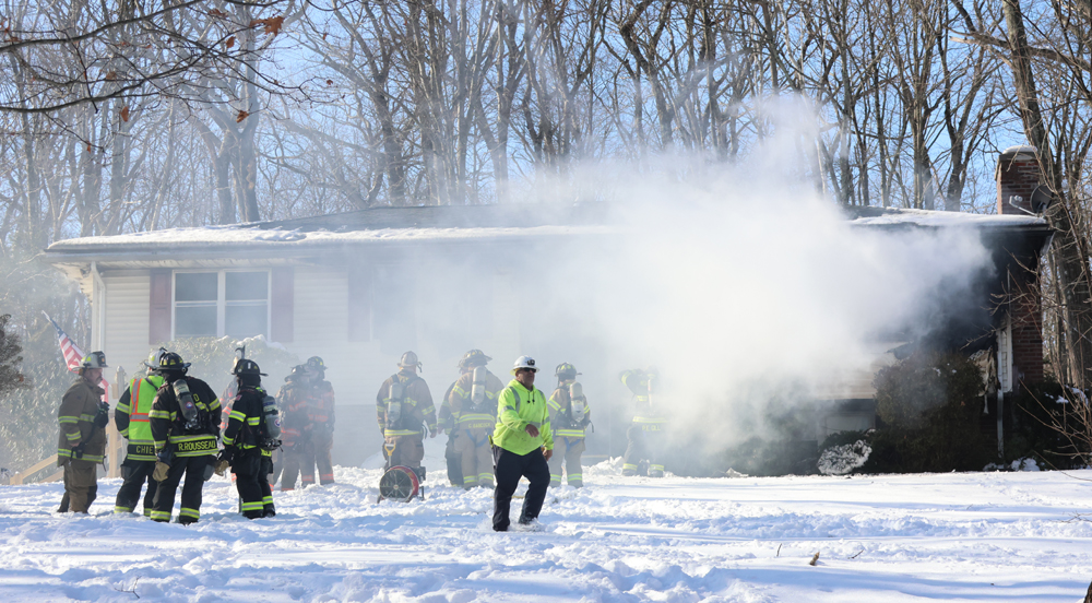 Fire rips through house on Campville Road