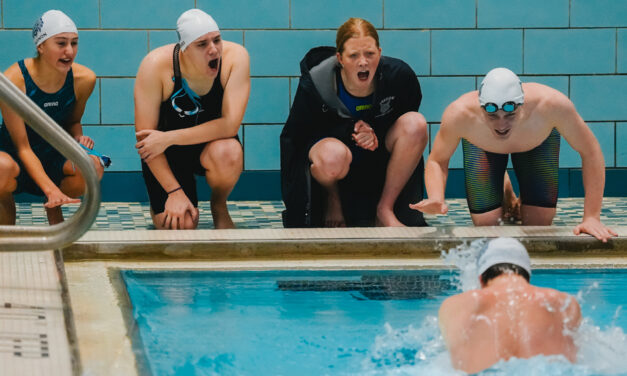 Lakeview swimmers in control of BL race