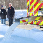 Skating rink in place at Community Field