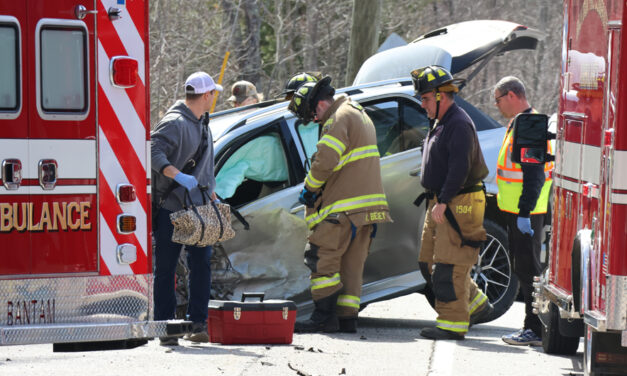 Two are injured in accident on Route 202