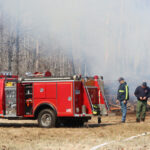 Property owner cited for illegal brush burn